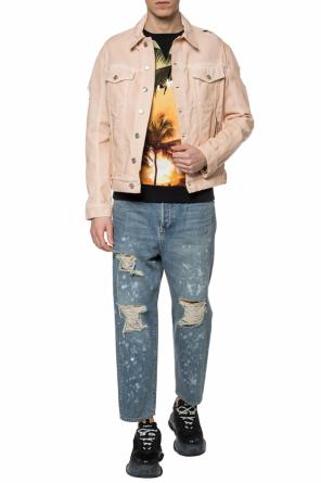 Denim jacket with holes, zdjęcie 2 Denim jacket with holes od Balmain